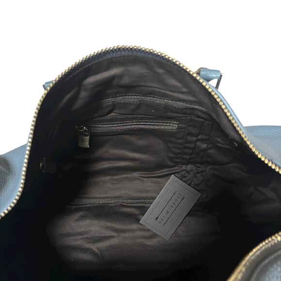 NEW WITH TAGS URI MINKOFF BLUE LEATHER DUFFEL BAG - Picture 8 of 11